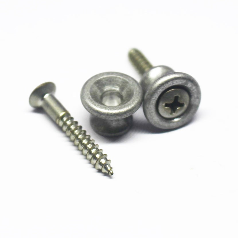 HW-013-AGAL  - Gotoh Strap Buttons For Gibson Guitars - Aged Aluminum