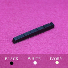 Load image into Gallery viewer, GN-037 - Precut Slotted Plastic Guitar Nut For Strat, Tele - 43mm
