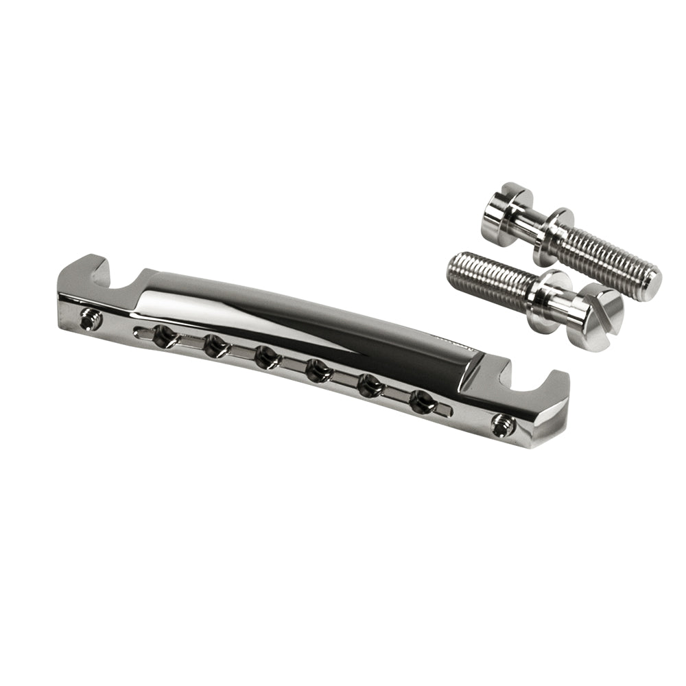 BP-021 Kluson USA Aluminum Wraparound Stop Tailpiece With Steel Studs