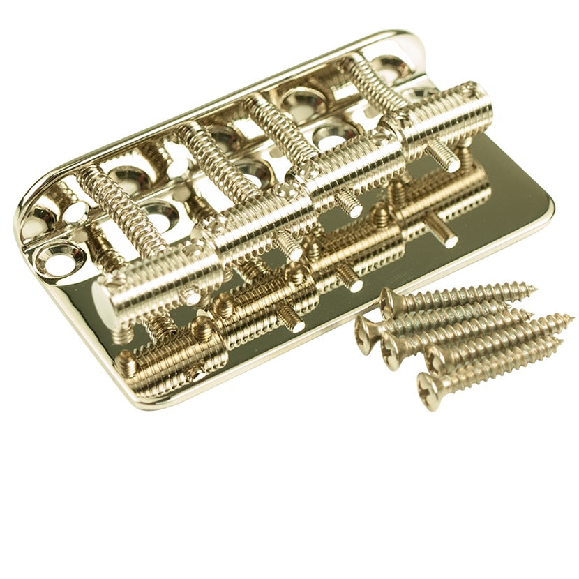 BP-009-NI Vintage 60's Style 4 String Bass Bridge - Nickel