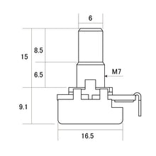 Load image into Gallery viewer, GE-046-B1 - Mini Linear Potentiometer For Jazzmaster - 1MB
